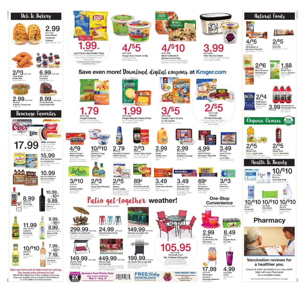 Grocery Specials Kroger Weekly Ad May 3 9, 2017