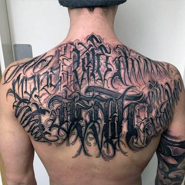 Featured image of post View 30 Diseños Tatuajes En La Espalda Hombres Letras