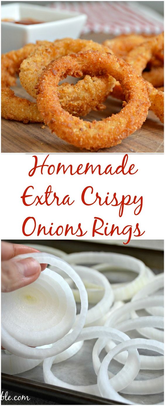 Homemade Extra Crispy Onion Rings