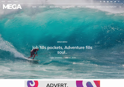Mega Blogger Template