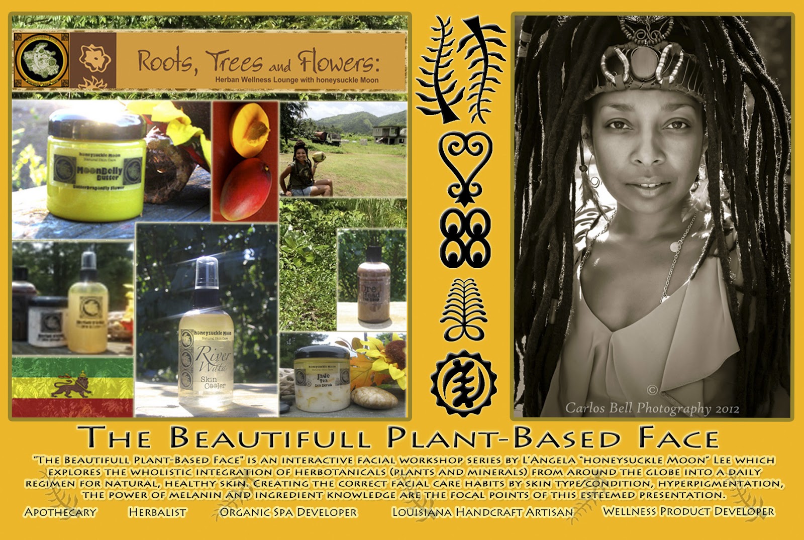 Roots, Trees and Flowers Herban Wellness Lounge+ PlantBased Spa Rituals w/ Honeysuckle Moon