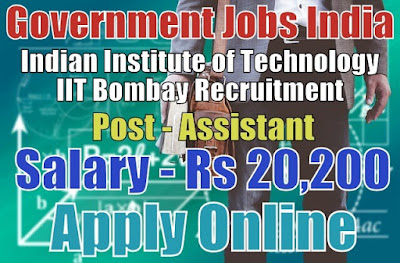 Indian Institute of Technology IIT Recruitment 2017 Bombay