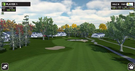 golf simulator: FSX Courses