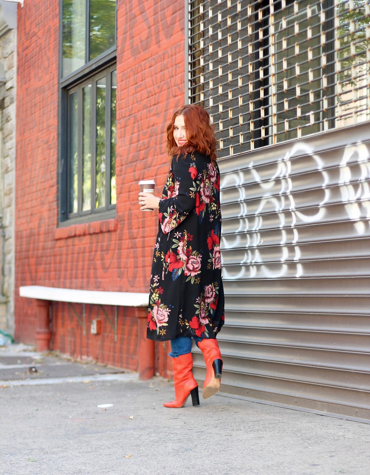 Red Boots + Distressed Jeans TfDiaries
