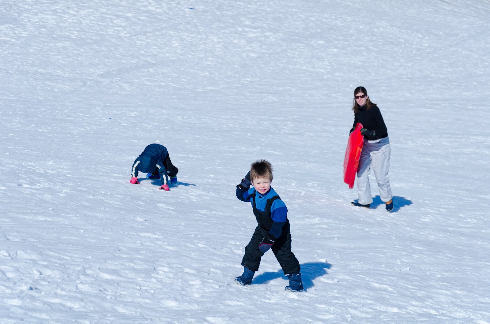 Sledding at Sugarhouse Park