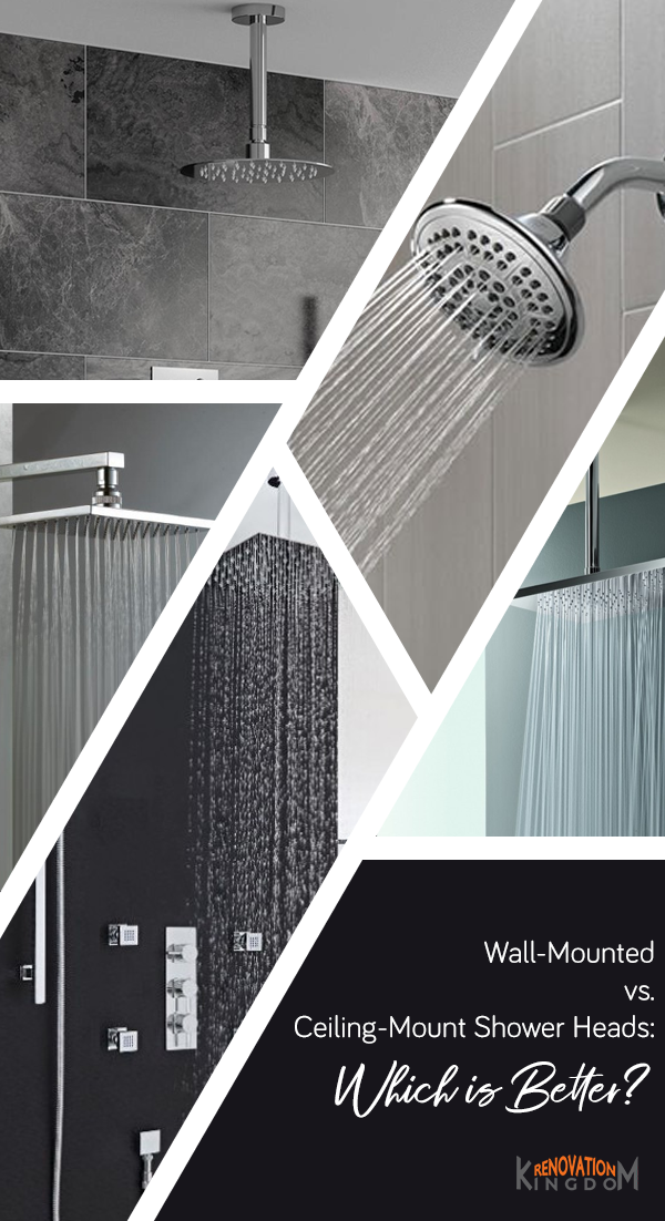 WallMounted vs. CeilingMount Shower Heads Which is Better?