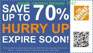 Home Depot coupons february 2017