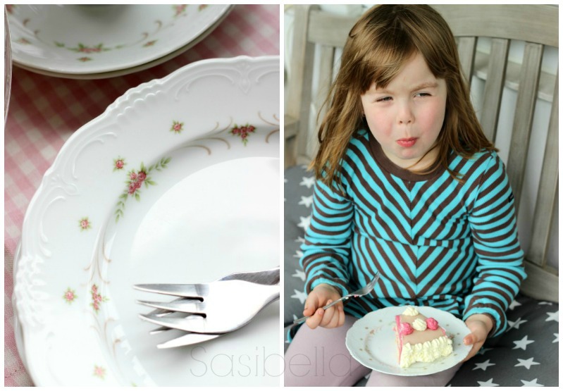 Einfache Marzipan-Himbeersahne Torte zum Geburtstag - Sasibella