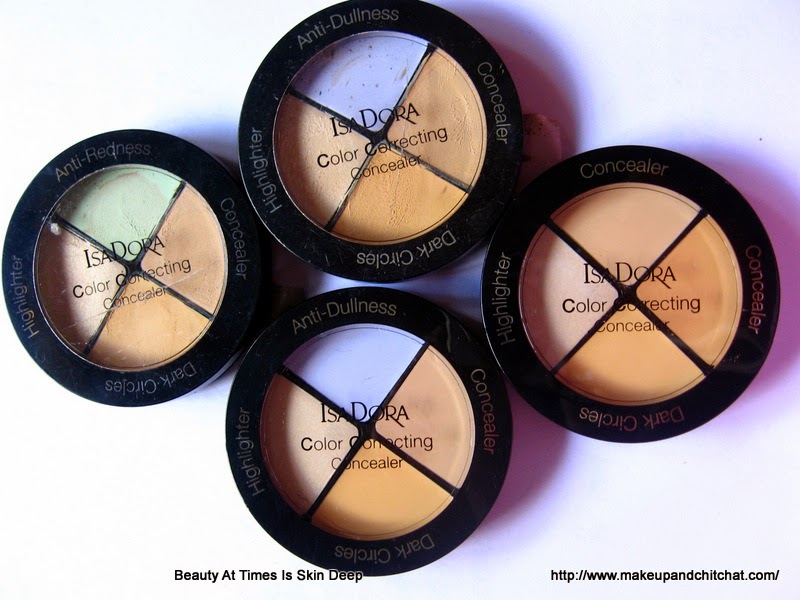 Review of Isadora Cosmetics Color Correcting wheels