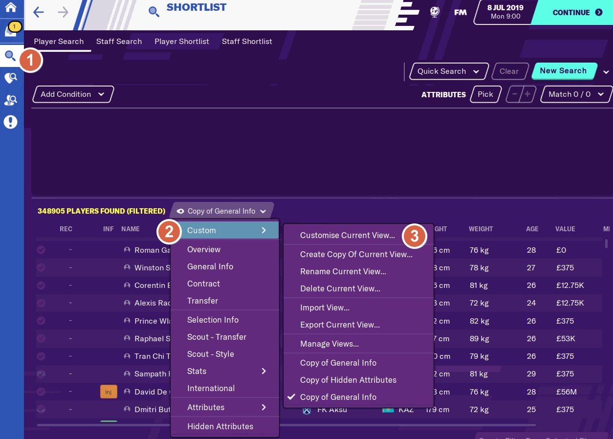 FM20 Search for wonderkids easily FM20 Search for wonderkids easily