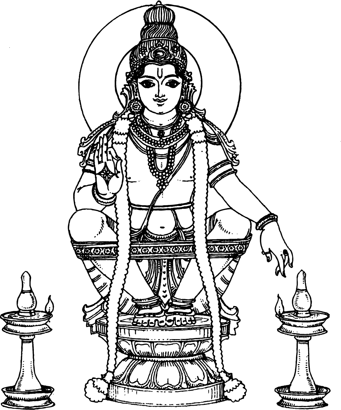 lord ayyappa clipart - photo #2