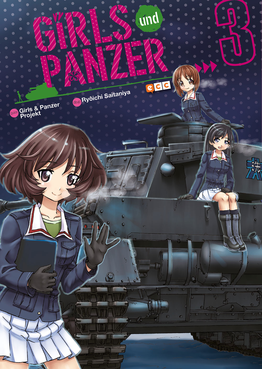 Manga Reseña de "Girls und Panzer" de Ryôichi Saitaniya ECC Ediciones