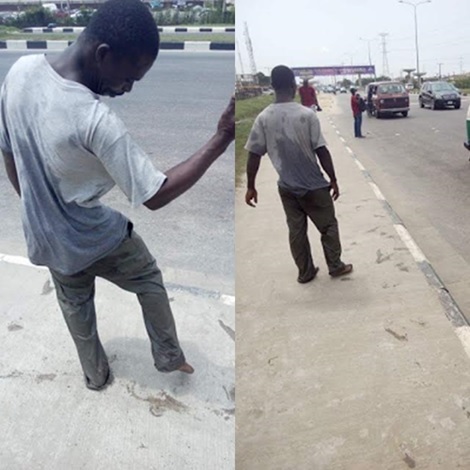 Moment Lagos Bus Conductor Jumped Into Canal After Plan to Abandon Passengers Backfires (Photos)