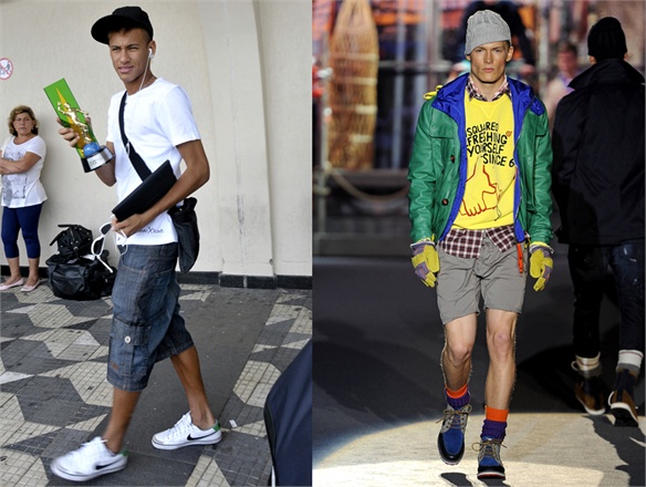 L'Uomo Vogue, (Vogue italiana) sugere novos looks para  atualizar o guarda roupa de Neymar