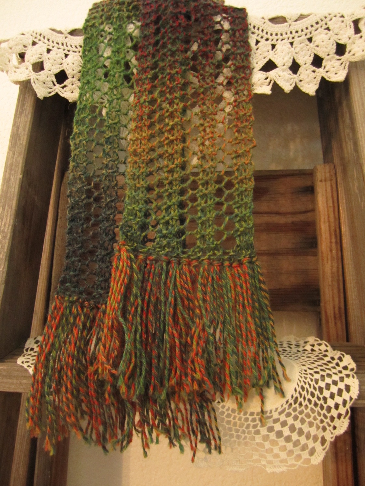 One Woman's Hands: one row lace scarf