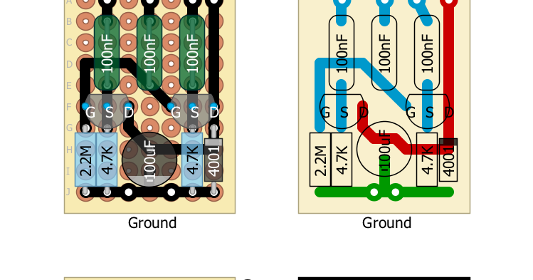 Perf and PCB Effects Layouts: Split 'n Blend