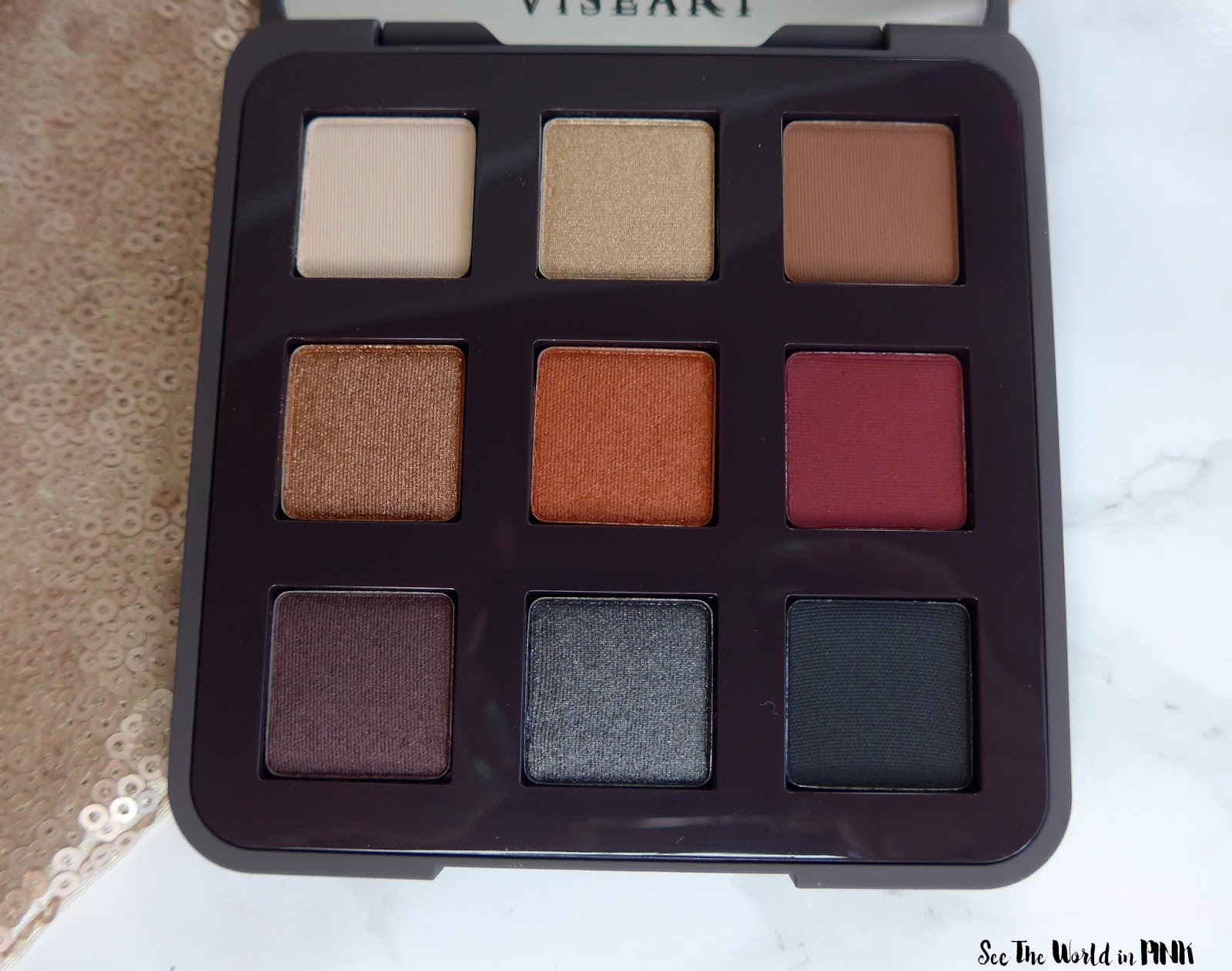 Viseart Golden Hour Eyeshadow Palette - 3 Looks, Swatches, and Review