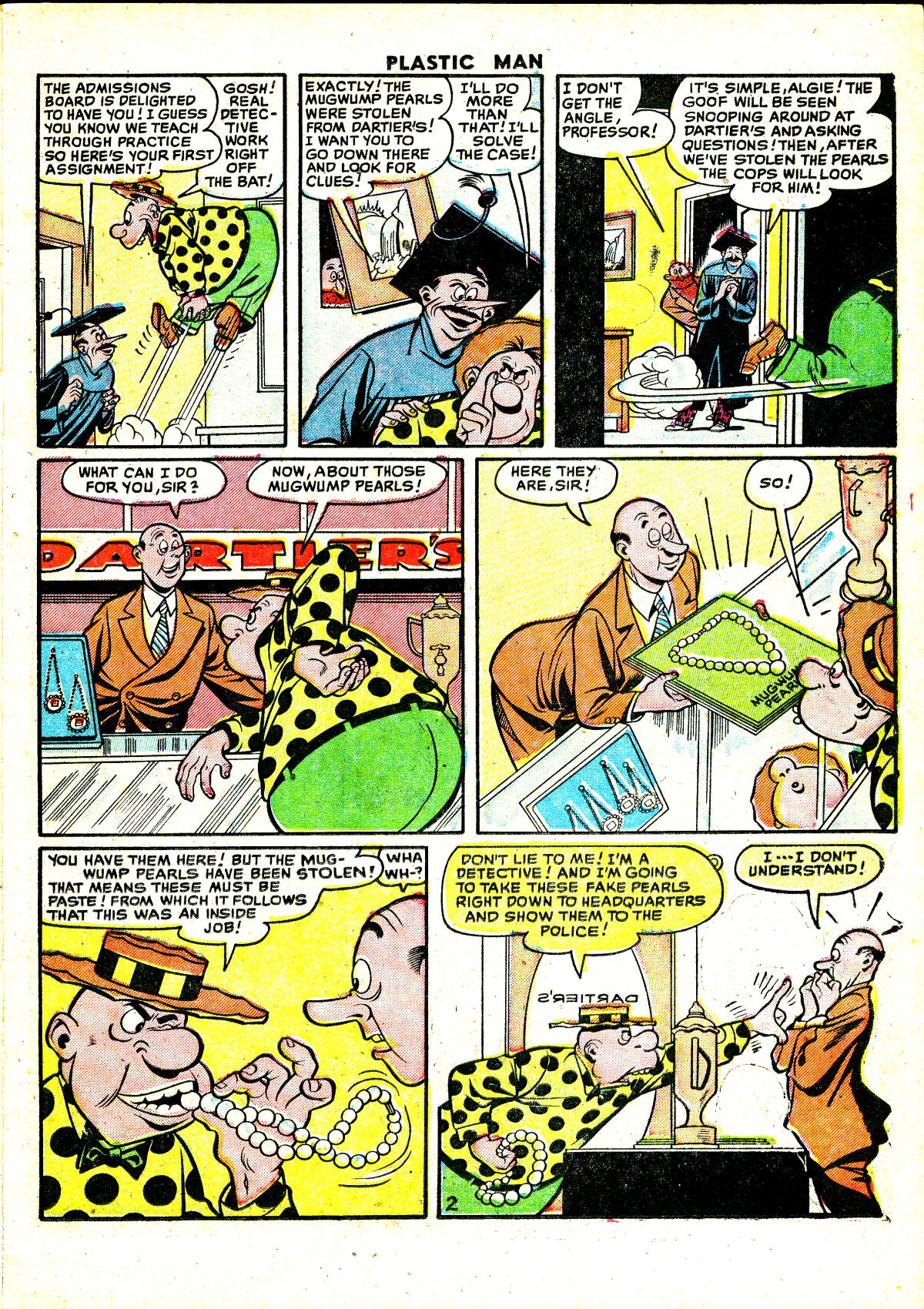 Read online Plastic Man (1943) comic -  Issue #43 - 17