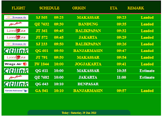 Jadwal Kedatangan dan Keberangkatan Online - Tiket Pesawat , Reservasi