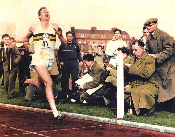 Running in Cork, Ireland: Roger Bannister...the first man to run a sub 4  min mile passes away aged 88