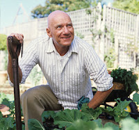 image of a man in a garden, smiling
