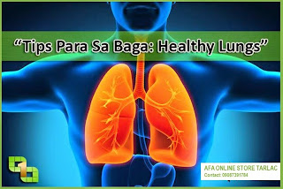 Natural Health and Green Living: TIPS PARA SA BAGA (LUNGS): IWAS SAKIT