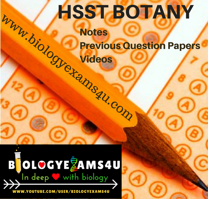 HSST Botany Junior 2017 Kerala PSC Question Paper with Answers