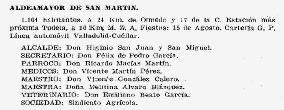 Guía-anuario de Valladolid y su provincia 1927 de la Casa Santarén, página 469, detalle
