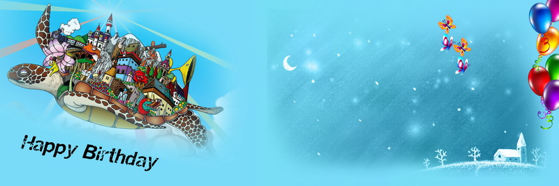 birthday psd background