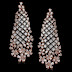 Rose gold diamond earring designs