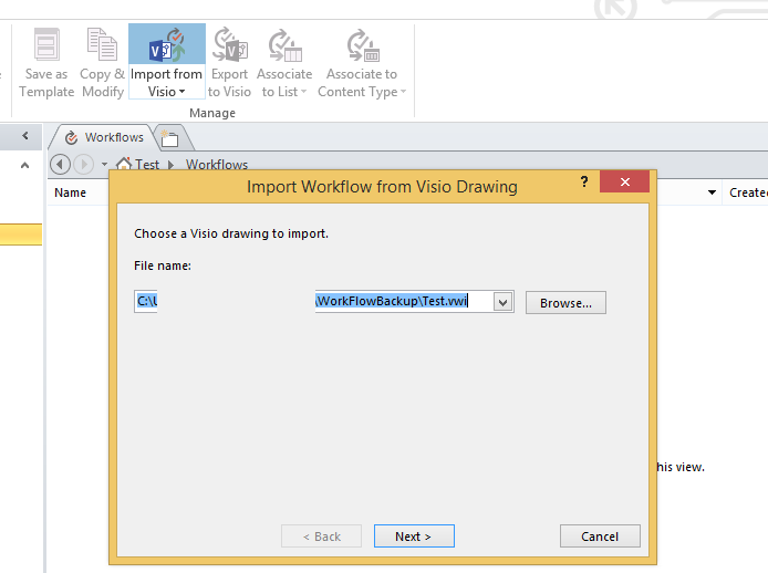How to Export and Import SharePoint Designer Workflows. SharePoint