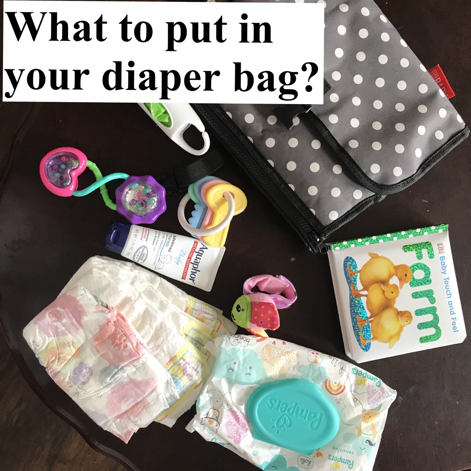 Diaper bag essentials