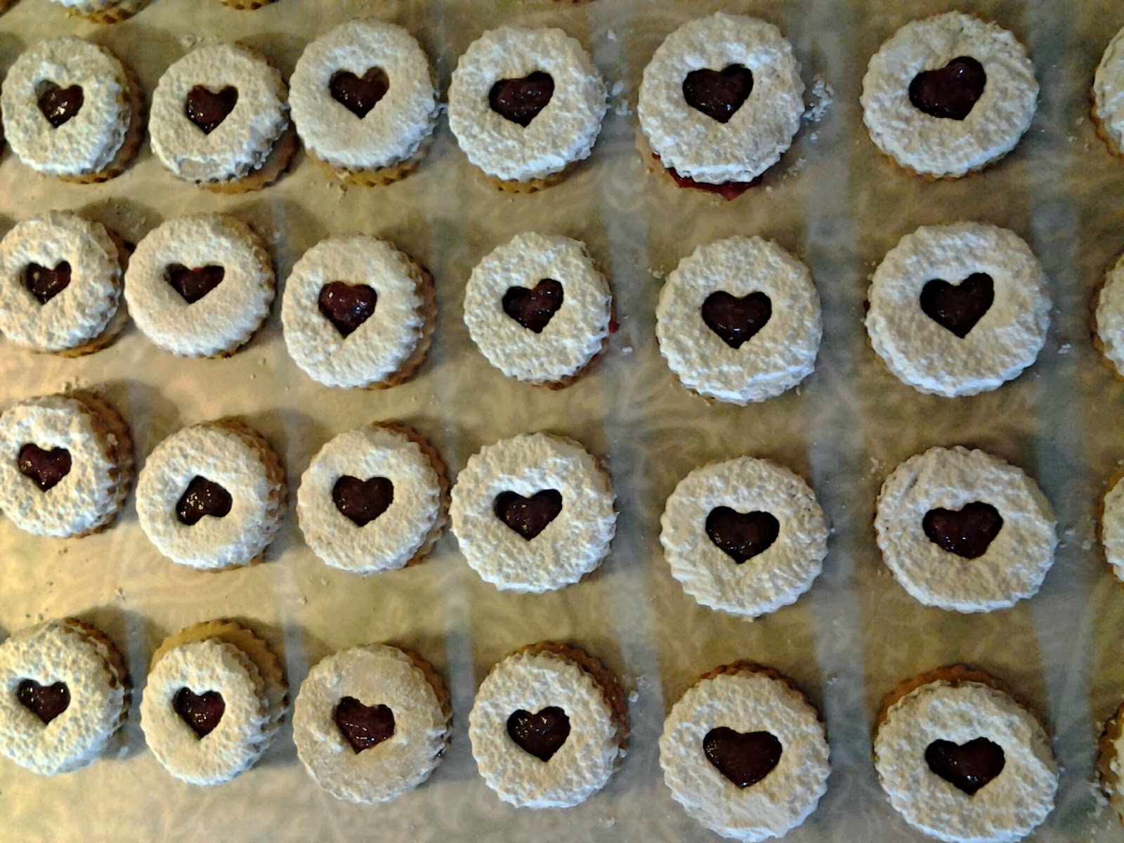 Cooking Growing up a Little Italian Boy Linzer Cookies with Raspberry Jam