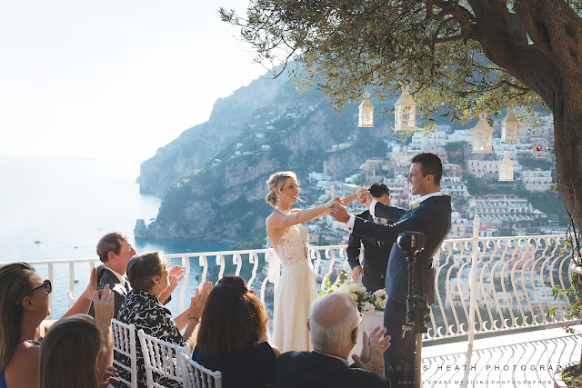 Wedding ceremony at Villa Oliviero