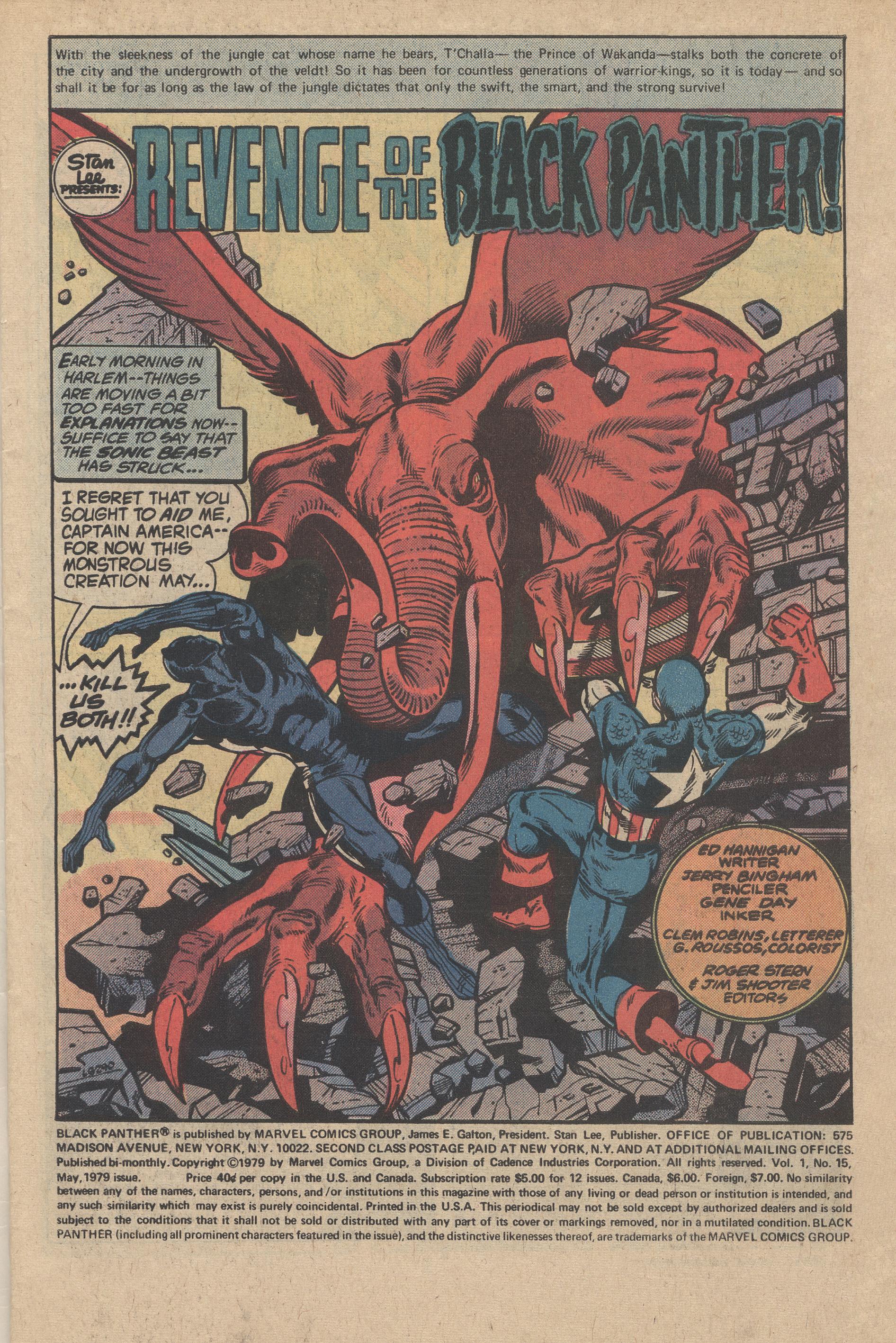 Read online Black Panther (1977) comic -  Issue #15 - 3