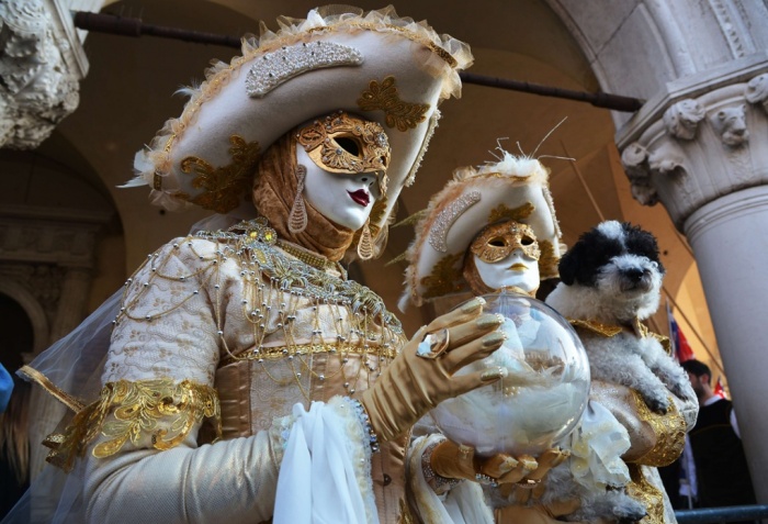 A magia do carnaval de Veneza