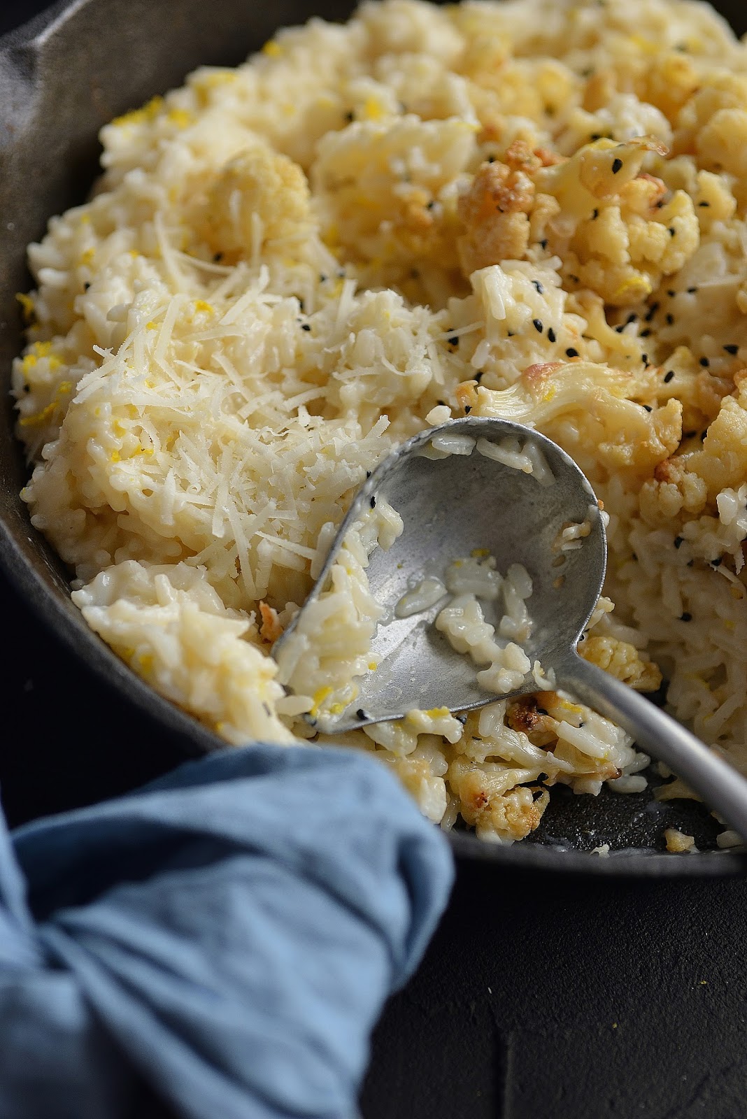 KREMOWE RISOTTO Z PIECZONYM KALAFIOREM SMYKWKUCHNI