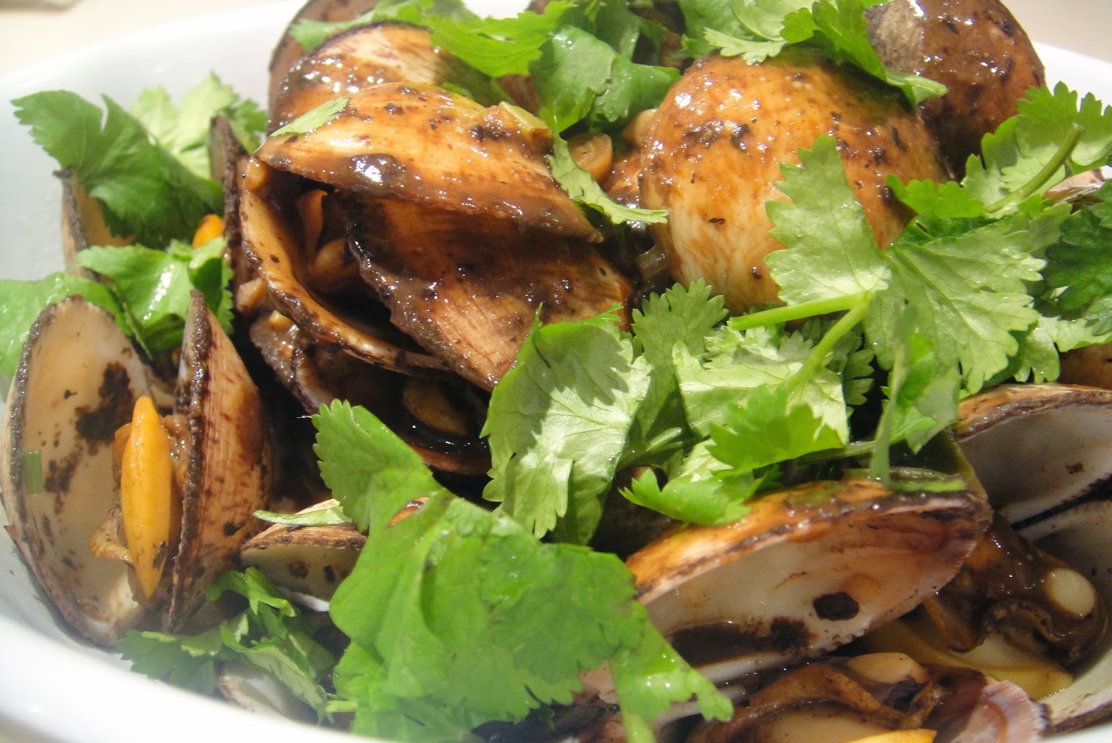 Sara's Kitchen Stirfried Clams in Black Bean Sauce (豉汁炒蜆)