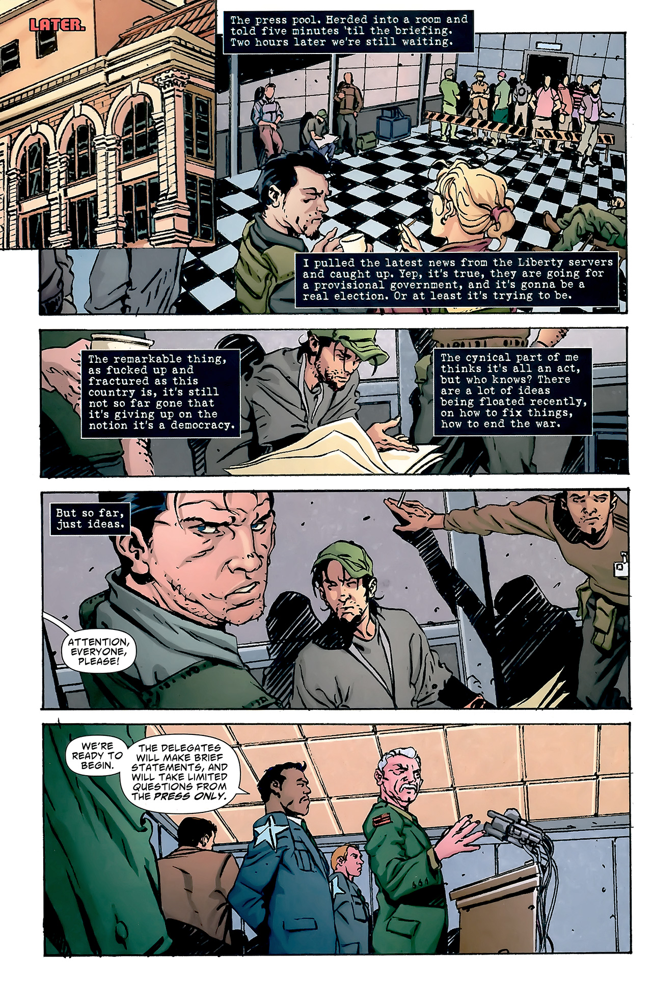 Read online DMZ (2006) comic -  Issue #29 - 10