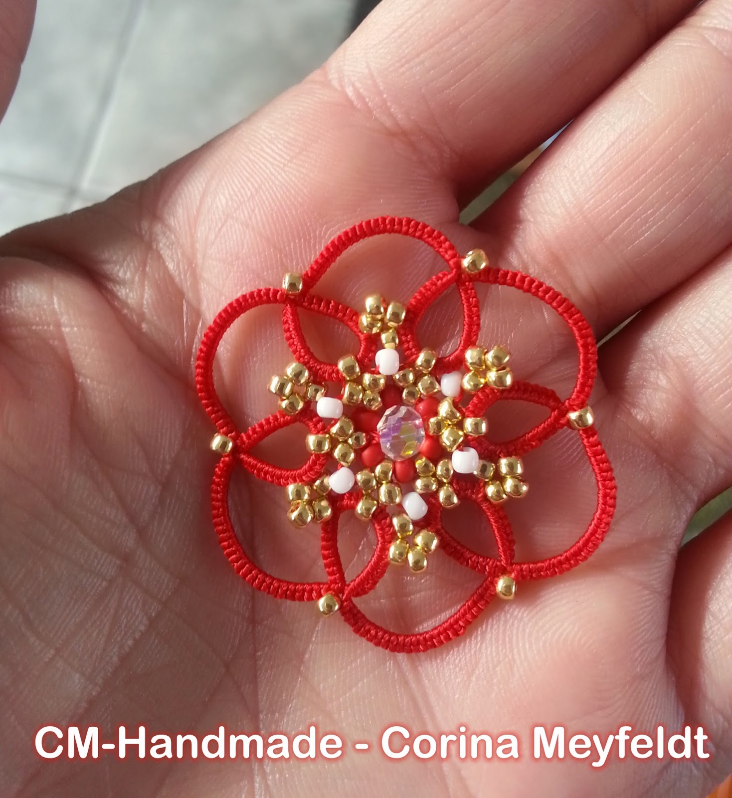 CMHandmade Ankars tatting rules for a simple pattern