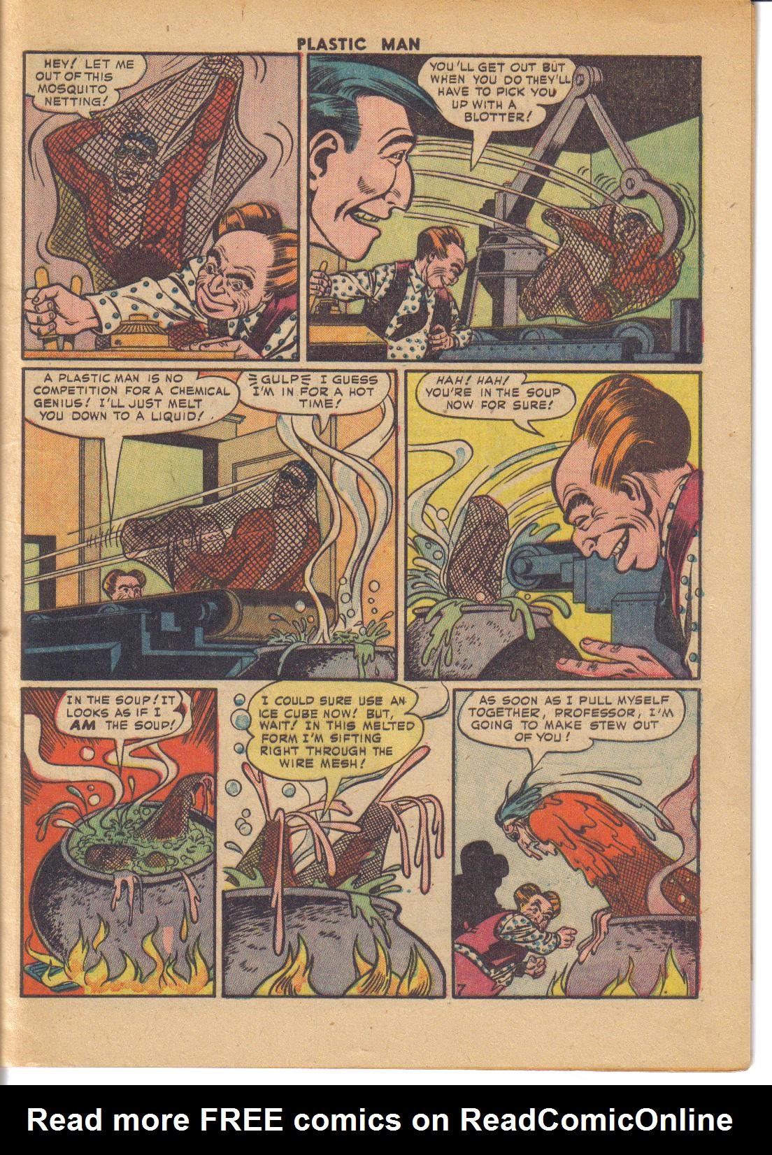 Read online Plastic Man (1943) comic -  Issue #33 - 9