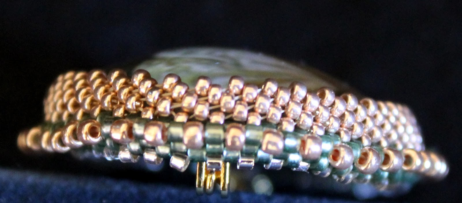 Beading Belle's Beaded Cabochon Brooch