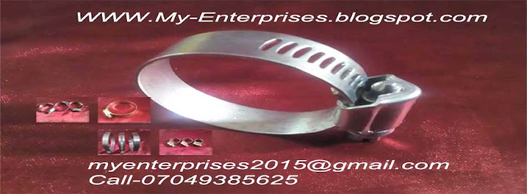 My Enterprises Best supplier of Hose   Clamps, Steel metal Components.