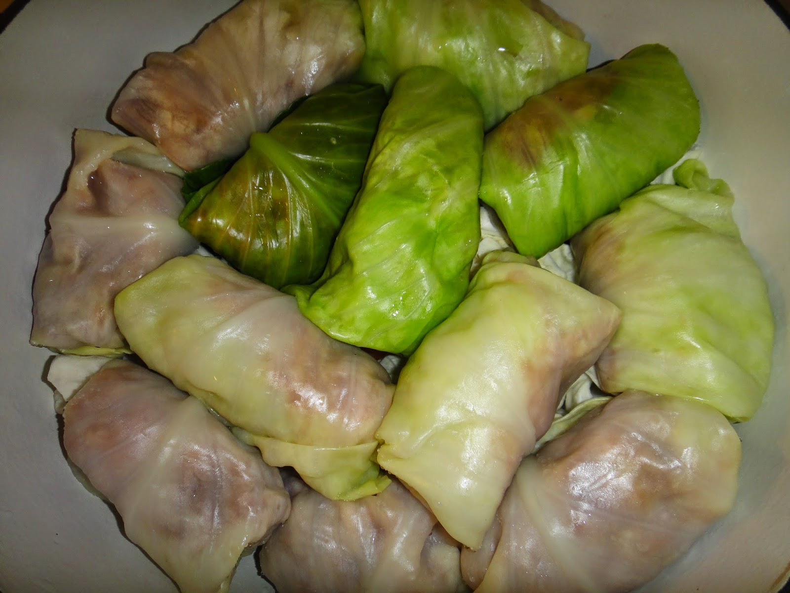 Traditional Changes Stuffed Cabbage aka Cabbage Rolls aka Galumpkis