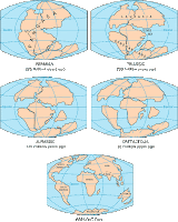 pangea, continental drift, placas tectonicas, supercontinente