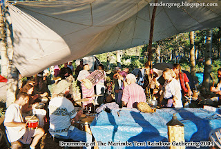 Photo of the Rainbow Gathering 2004 in California by gvan42