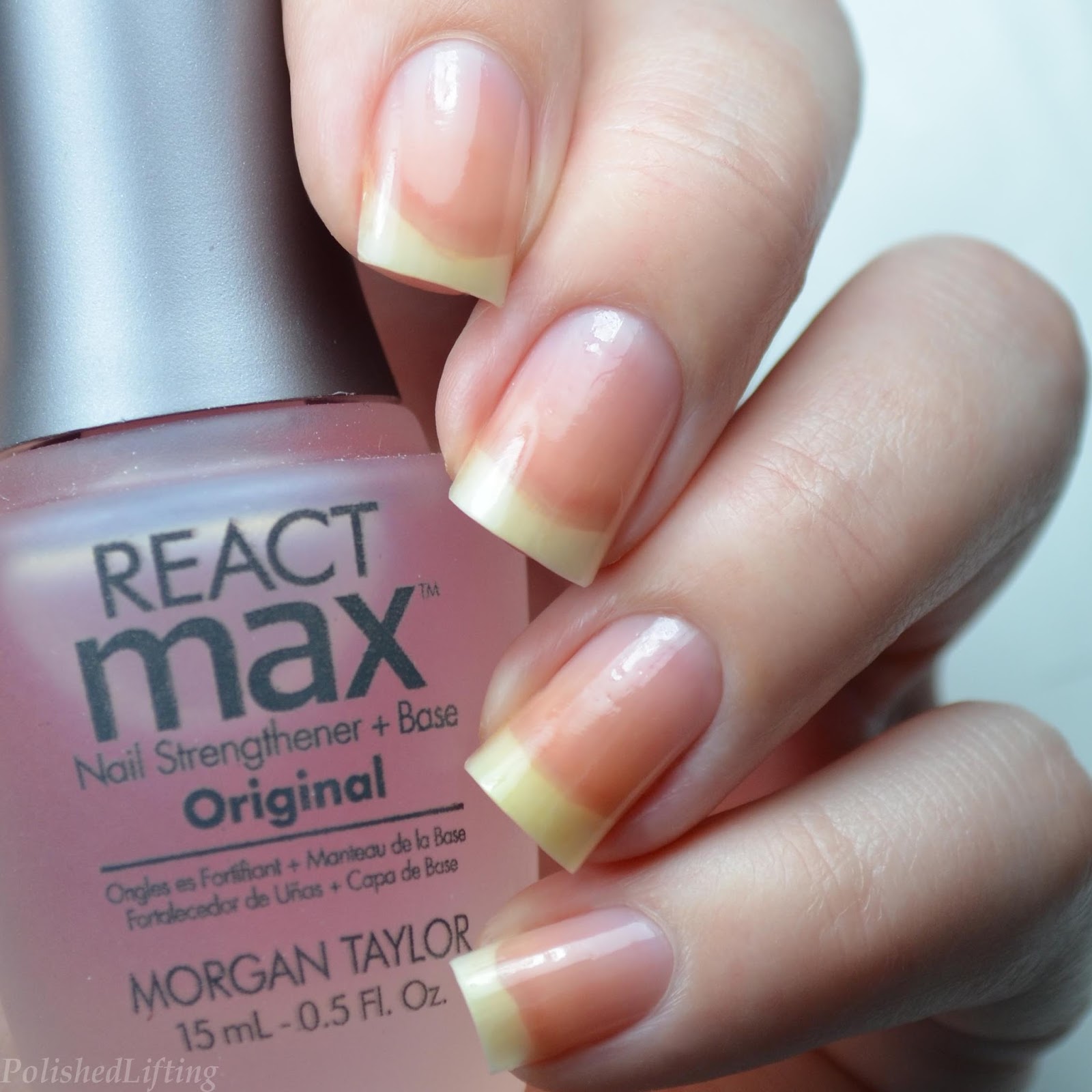 Polished Lifting: Morgan Taylor React Max Strengthener + Base