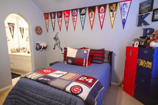 Dormitorios tema béisbol - Ideas para decorar dormitorios