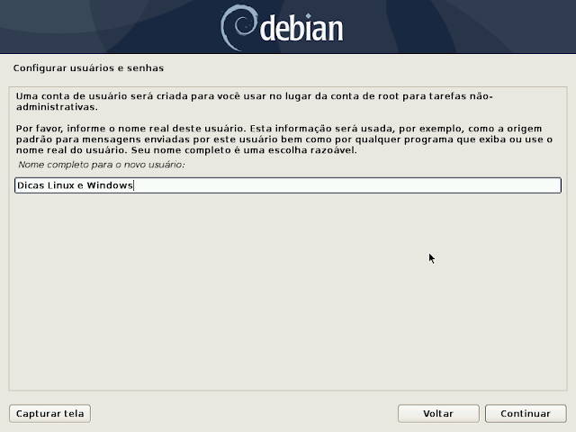 Debian Buster - Instalação limpa - Dicas Linux e Windows