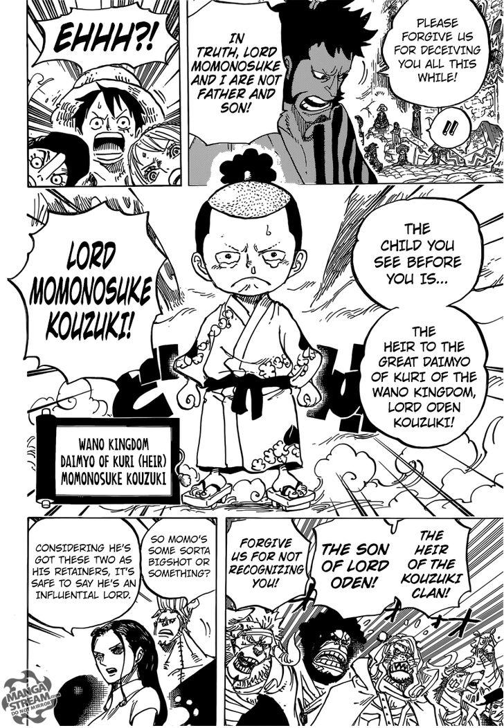 One Piece Ch.817 - Raizou of the Mist